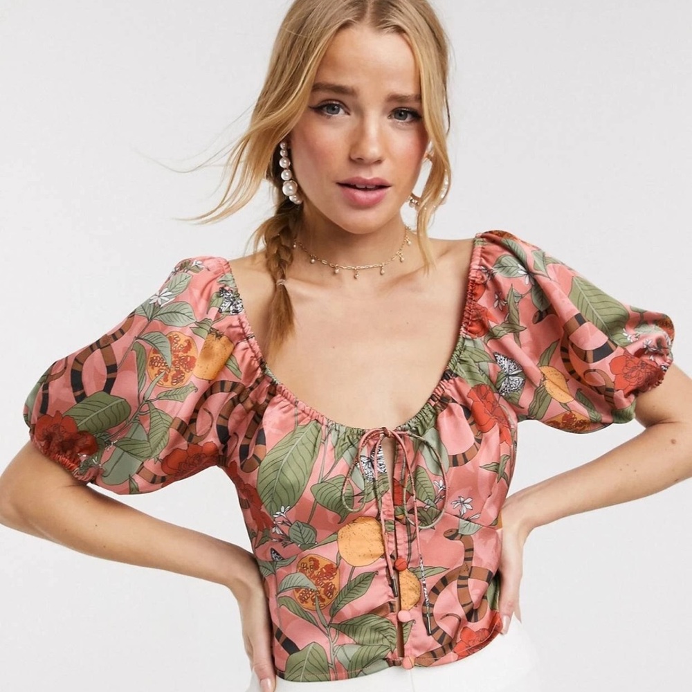 Finders Keepers Puff Sleeve Top